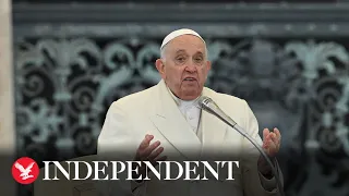 Live: Pope Francis begins Easter celebrations by leading 'Mass of the Chrism'