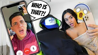 FACETIME CHEATING PRANK ON BOYFRIEND! *HE PULLED UP*