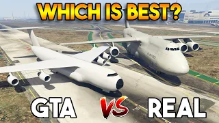 GTA 5 ANDROMADA VS REAL C-5 GALAXY (WHICH IS BEST?)