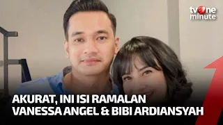 Mengharukan! Ini Isi Ramalan Vanessa Angel dan Bibi Ardiansyah di Awal 2021 I tvOne Minute