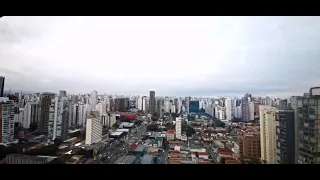 Brazil-Sao Paulo sun down time lapse