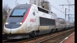 LGV 南東線を走行するTGV, TGV Lyria, Transilien, RER