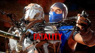 MK11 Sub Zero Klassic Performs All Fatalities