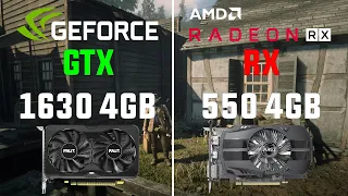 GTX 1630 4GB vs RX 550 4GB Test in 8 Games