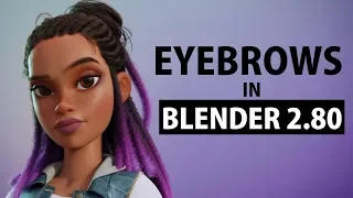 Creating Eyebrows in Blender