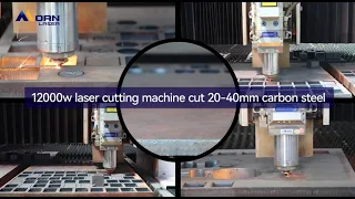 12000W/12KW Fiber Laser Cutting Machine Cut 20mm-40mm Carbon Steel | MORN LASER