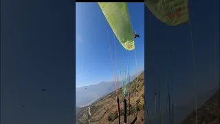 Eagle attack #flyingbishnu #paragliding #youtubeshorts