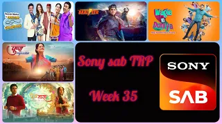 Sab TV All Shows Trp of Week 35 || Barc Trp Of Sab TV || Trp Report Of Week 35 || NS TV Talk