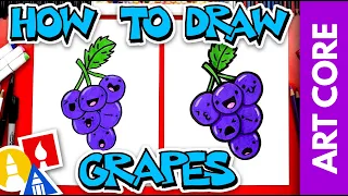 Art Core: Overlapping - How To Draw Funny Grapes