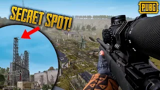 SECRET SPOT on ERANGEL! - PUBG