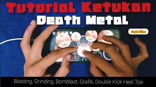 TUTORIAL KETUKAN | DEATH METAL | DI REAL DRUM | BY_M_raff 🙏