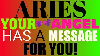 ARIES, YOUR ANGEL HAS A MESSAGE FOR YOU! DECEMBER 2021