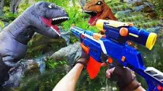 Nerf War: Jurassic Park Battle