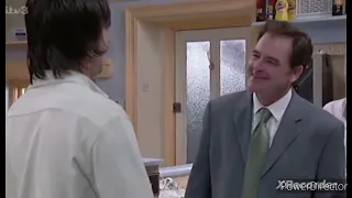 Emmerdale: Terry Woods Punches Cain Dingle (2nd September 2003)