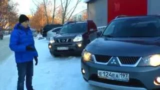 Сравнение Nissan X-Trail - Mitsubishi Outlander от РДМ-Импорт