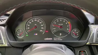 2017 BMW M4 Competition Startup - Cockpit