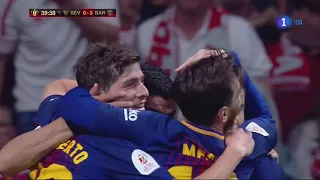 Sevilla 0-5 Barcelona: Copa del Rey final - 21 04 2018 HD 1080p
