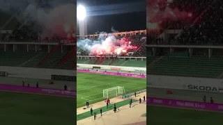 bachage officiel et craquage ultras red rebels agadir (HUSA VS RCA )