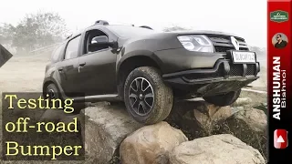 Renault Duster AWD: Testing Custom Off-road bumper