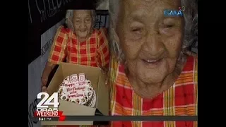 24 Oras: Lola Isca na 120 years old na, mas matanda pa sa kasarinlan ng Pilipinas