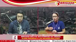 Brigada Balita Nationwide Sa Umaga | July 29, 2021