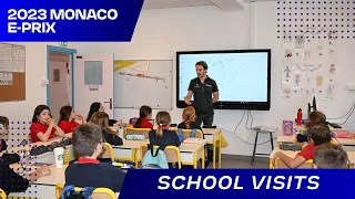 School Visits by Formula E Drivers | 2023 Monaco E-Prix