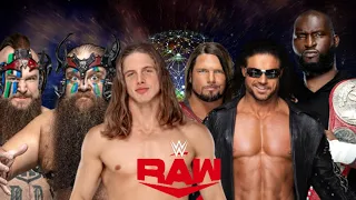 WWE 2K20 Matt Riddle & Viking Raiders VS. John Morrison & Aj Styles & Omos - WWE Raw July 27, 2021