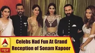 From King Khan to Salman Khan, Bollywood Had Fun At Grand Reception of Sonam Kapoor | ABP News