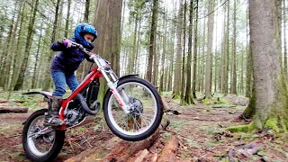 2022 Beta 80 Junior Trial motorcycle First impressions and riding