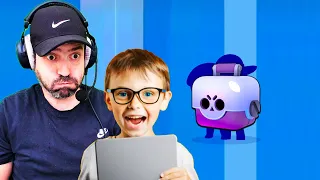 il doit avoir 6 ANS ! et il fait un PACK OPENING ULTRA CHANCEUX ! (brawl stars)