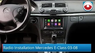 Mercedes Benz E-Class 2003-2008 W211 Radio Installation