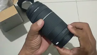 unboxing lensa canon 70-300mm usm