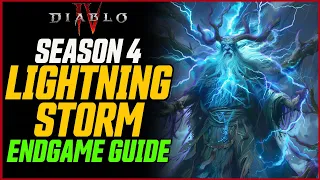 Lightning Storm is INSANE! Season 4 (Mid-Endgame) // Diablo 4 LycanVolt 3.0 Druid Build Guide!