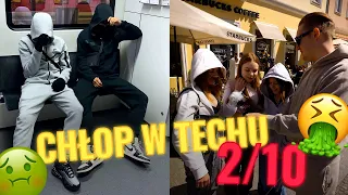 Dziewczyny w szerokich obrażają DRILLOWCÓW 🥷🏼 w Nike Tech Fleece. Sonda uliczna OCEŃ OUTFIT!
