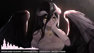 Nightcore - Overlord Season 3 Opening Full - VORACITY - MYTH & ROID