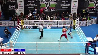 Санжар Ташкенбай өзбек боксшысын таза жеңді | Странджа-2024 | Жартылай финал