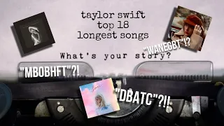 Top 18 Longest Taylor Swift Song Titles with The Tortured Poets Department