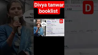 topper Divya tanwar booklist for upsc, hindi medium resources, upsc topper Divya tanwar, Drishti ias