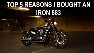 TOP 5  REASONS I BOUGHT A 2019 IRON 883 (Harley-Davidson Sportster) [2020]