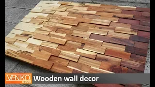 Wooden wall decor