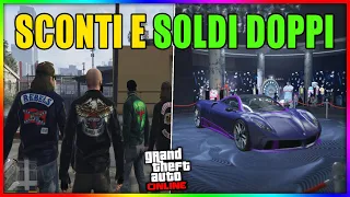 AGGIORNAMENTO SETTIMANALE SCONTI E SOLDI DOPPI GTA 5 ONLINE ITA