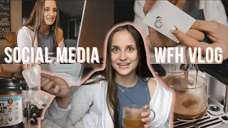 DAY IN THE LIFE OF A SOCIAL MEDIA MARKETING INTERN | part time WFH routine in influencer marketing