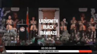 Ladysmith Black Mambazo Paying Tribute To Mbongeni Israel Ngema | Funeral Service
