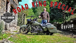 Harley-Davidson Road King Special REVIEW. How good is this big bagger v-twin touring motorcycle?