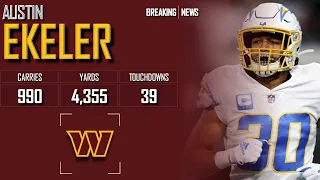 WASHINGTON COMMANDERS: Austin Ekeler ᴴᴰ