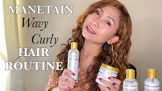 How to MANETAIN Wavy/Curly Hair Routine - Hair Care Tips