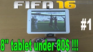 1# Fifa 16 PS4 Remote Play PC wirelessly without USB cable test on 8 '' tablet Cube iwork8 Ultimate