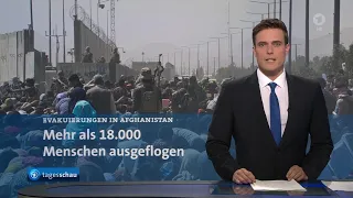 tagesschau 20:00 Uhr, 20.08.2021: Afghanische Ortskräfte in Deutschland, Merkel trifft Putin