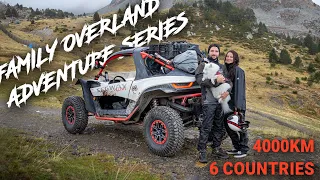 Italy to Spain Overland, 4000km in a Segway SXS off-road vehicle, family travel adventure Episode 1