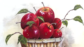 The secrets to painting the most beautiful apples